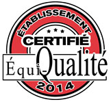 Établissement certifié Equi-Qualité 2014